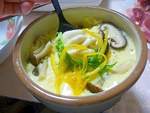 白子の茶碗蒸し